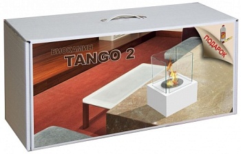 Набор с биокамином TANGO 2, биотопливом(1шт.х1.5л.) черный, зажигалкой