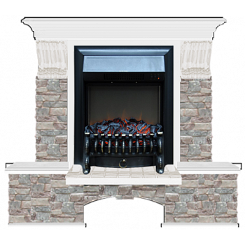 Бостон К Грот цветной (белый)+Fobos Black