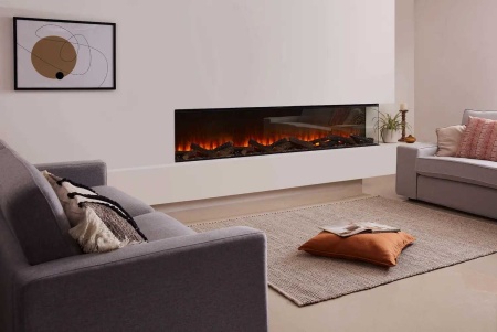 Электрокамин BRITISH FIRES New Forest1900 with Deluxe Real logs - 1900 мм