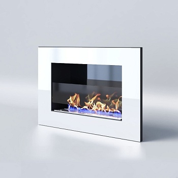 Биокамин "Русский огонь" Хай-тек 650V встраиваемый с защитным и декоративным стеклом