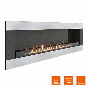 Биокамин SteelHeat GRAND-H 1800 стекло + стемалит