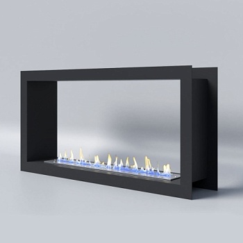 Биокамин "Русский огонь" Честер Сквозной 1000 встраиваемый