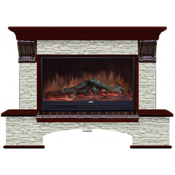 Бостон Грот однотонный 86 (красное дерево)+Premier S86