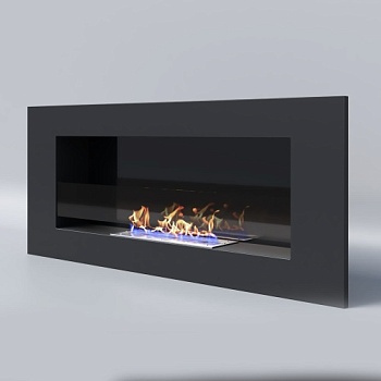 Биокамин "Русский огонь" Лайт 1200V встраиваемый с декоративным стеклом (стемалитом)