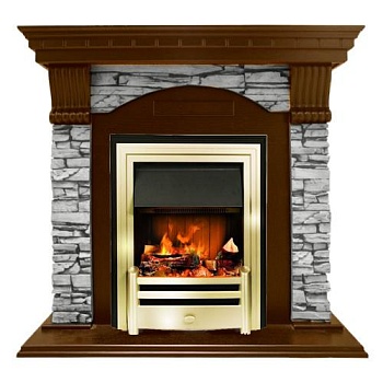 Dublin арочный скальный белый (дуб)+Cavendish