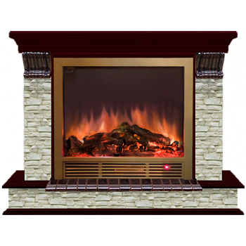 Панорама Грот однотонный Sharm 33 (красное дерево)+Sharm 33 BR