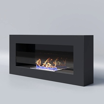 Биокамин "Русский огонь" Лайт 900N настенный с защитным и декоративным стеклом