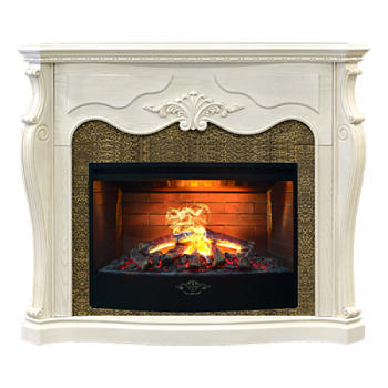 Versalle 33 (белый дуб)+3D FIRESTAR 33