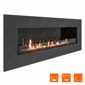 Биокамин SteelHeat GRAND 1200 XL стекло + стемалит