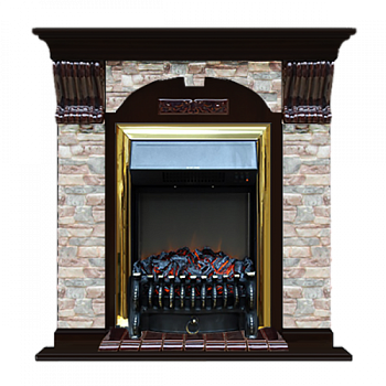 Арочный Грот цветной (венге)+Fobos Brass