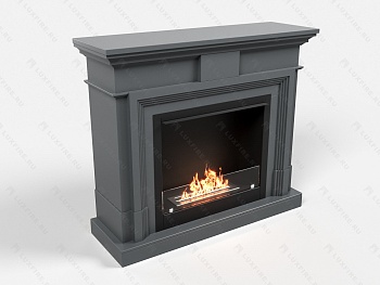 Биокамин Lux Fire с порталом Арарат 26, графит