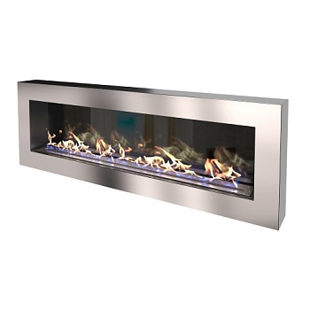 Биокамин "Русский огонь" Хай-тек 1500N настенный с защитным стеклом