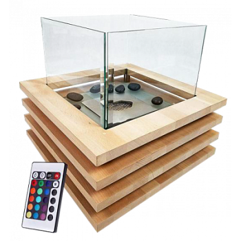 Биокамин ZeFire Impulse c подсветкой LED