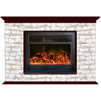 Пафос Алтай 28 (красное дерево)+Newflame