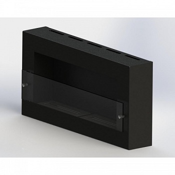 Биокамин Window Fat II Glass black