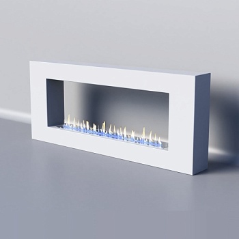 Биокамин "Русский огонь" Холл 1200 настольный белый