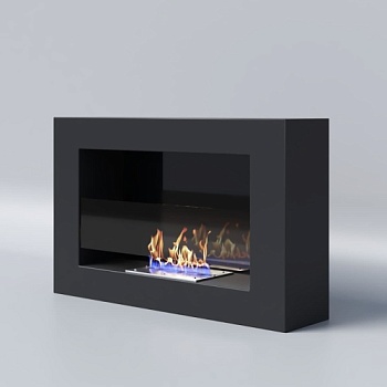 Биокамин "Русский огонь" Лайт 650N настенный с защитным и декоративным стеклом