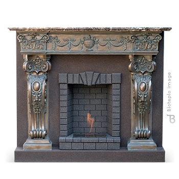 Биокамин Bioteplo Baroque Italiano Brown