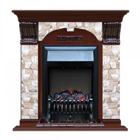 Арочный Арбат (красное дерево)+Fobos Black