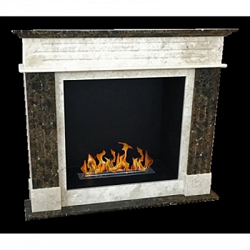 Биокамин ZeFire Barcelona мрамор