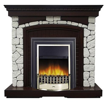 Glasgow белый (темный дуб)+Cheriton Log