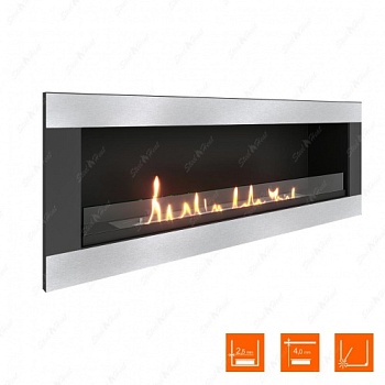 Биокамин SteelHeat ONE-H 1100 стекло