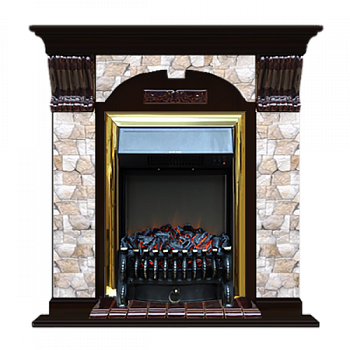 Арочный Арбат (венге)+Fobos Brass