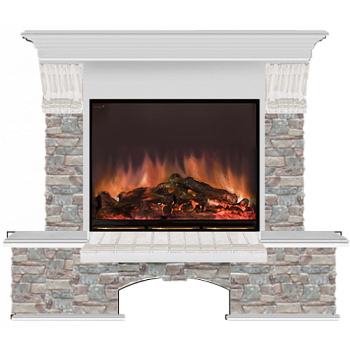 Бостон Грот цветной (беленый дуб)+Arte 23