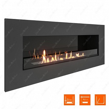 Биокамин SteelHeat GRAND 1200 стекло + стемалит