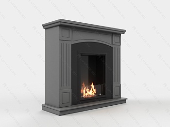 Биокамин Lux Fire с порталом Беркут 24, графит