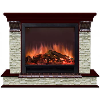 Панорама Грот однотонный Sharm 33 (красное дерево)+Sharm 33 BL