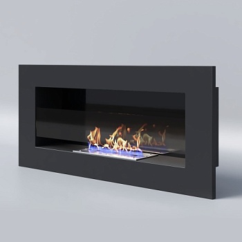 Биокамин "Русский огонь" Лайт 900V встраиваемый с декоративным стеклом (стемалитом)