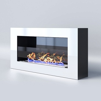 Биокамин "Русский огонь" Хай-тек 800N настенный с защитным стеклом