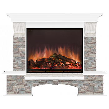 Бостон Грот цветной (белый)+Arte 28