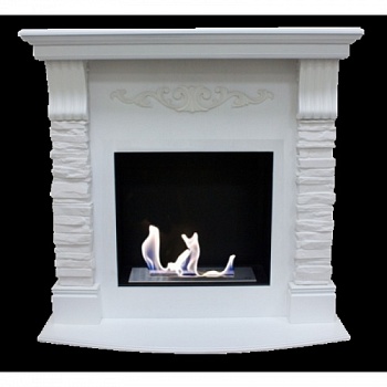 Биокамин ZeFire Rockwall светлый