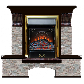 Бостон К Грот цветной (венге)+Majestic Brass