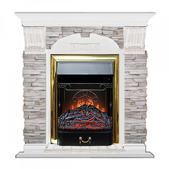 Арочный Мисхор (белый)+Majestic Brass