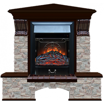 Бостон К Грот цветной угловой (дуб)+Majestic Black