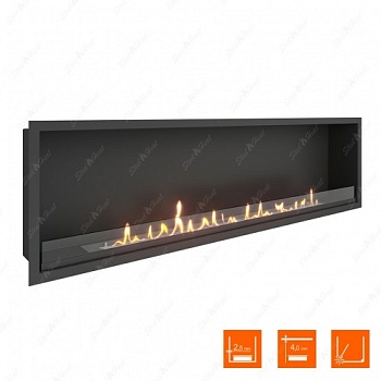 Биокамин SteelHeat LEADER 1600 стекло