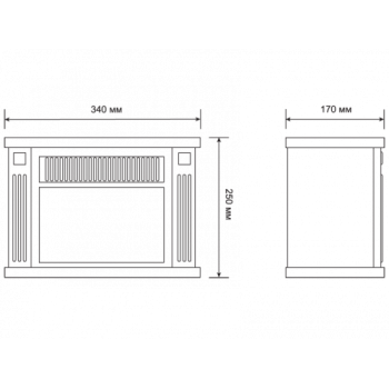 Электрический мини-камин EFP/M - 5012W