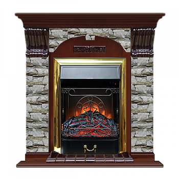 Арочный Алтай (красное дерево)+Majestic Brass