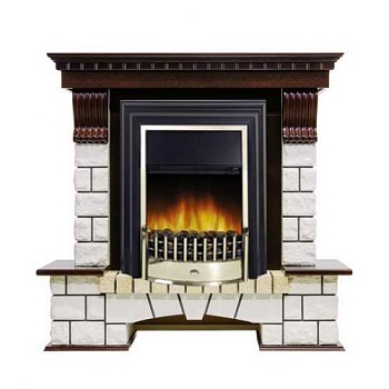 Pierre Luxe белый (темный дуб)+Cheriton Log