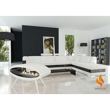 Биокамин Decoflame ELLIPSE FLOOR White
