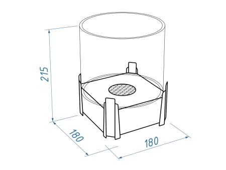 Биокамин настольный Lux Fire "ВДВ" М по цене 14 030 руб.