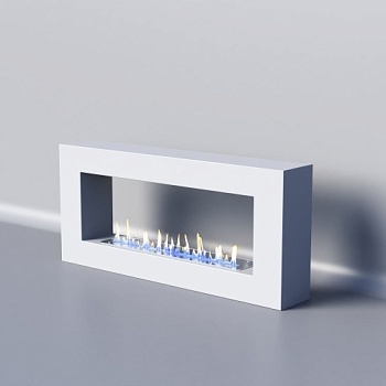 Биокамин "Русский огонь" Холл 900 настольный белый