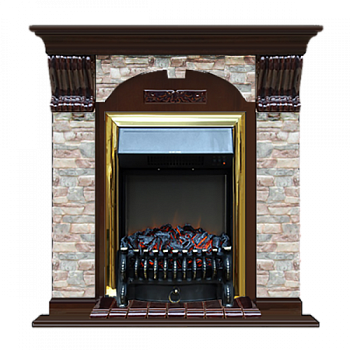 Арочный Грот цветной (дуб)+Fobos Brass