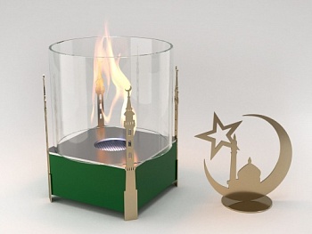 Биокамин настольный Lux Fire "Мечеть" М