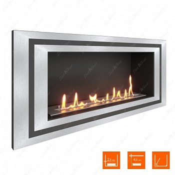 Биокамин SteelHeat LONG-D 900 XL