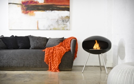 Напольный биокамин Cocoon Terra Black по цене 144 400 руб.