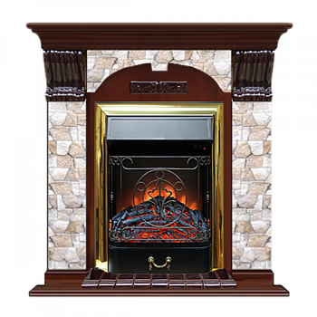 Арочный Арбат (красное дерево)+Majestic Brass